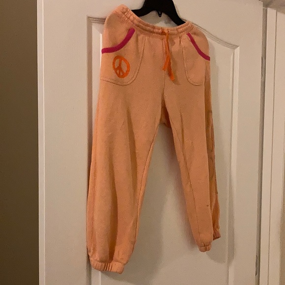 Pants - Dream Out Loud Peach Color Sweatpants.